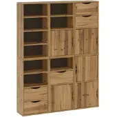 vidaXL Bijzetkastjes, 6 stuks, ODDA, 40x24x79 cm, massief grenenhout