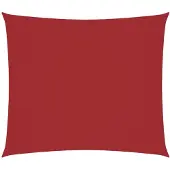 vidaXL Zonnescherm rechthoekig 2,5x3 m oxford stof rood