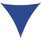 vidaXL Zonnezeil 160 g/m² 4x4x4 m HDPE blauw