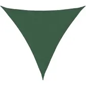 vidaXL Zonnescherm driehoekig 5x5x5 m oxford stof donkergroen
