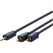 ClickTronic 3.5 mm AUX to RCA Adapter Cable, Stereo 1 m