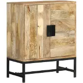 vidaXL Dressoir 60x35x75 cm massief mangohout