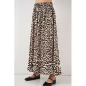 Big Dart Maxi Rok met Elastische Taille