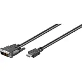 Goobay DVI - HDMI kabel | DVI-D Single Link | zwart | 3 meter