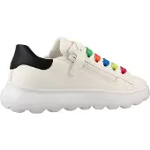 Geox Meisjes puffypop sneakers - Wit/Fuchsia