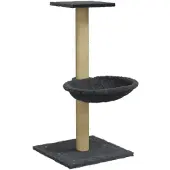 vidaXL Kattenmeubel met sisal krabpaal 74 cm donkergrijs