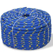 vidaXL Boot touw 16 mm 50 m polypropyleen blauw