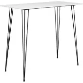 vidaXL Barkruk, wit, 120x60x105 cm