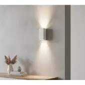 Artdelight Wandlamp Dante 2 lichts 15,5 x 6,5 cm wit