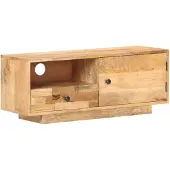 vidaXL Tv-meubel 90x30x35 cm massief mangohout