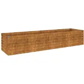 vidaXL Verhoogde tuinbak 194x50x36 cm cortenstaal