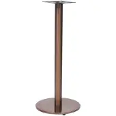 vidaXL Bistrotafelpoot Ø45x107 cm roestvrij staal goudkleurig