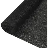 vidaXL Privacynet 195 g/m² 1,8x25 m HDPE zwart