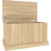 vidaXL Opbergbox Sonoma Eiken 70x40x38 cm Bewerkt Hout