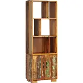 vidaXL Boekenkast 60x35x180 cm massief gerecycled hout