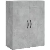 vidaXL Wandkast 69,5x34x90 cm bewerkt hout betongrijs