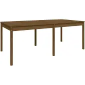 vidaXL Tuintafel 203,5x100x76 cm massief grenenhout honingbruin