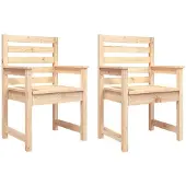 vidaXL Tuinstoelen 2 st 60x48x91 cm massief grenenhout