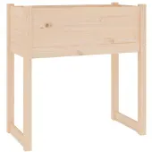 vidaXL Plantenbak 78x40x81 cm massief grenenhout