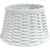 vidaXL Lampenkap Ø38x23 cm wicker wit