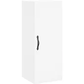 vidaXL Wandkast 34,5x34x90 cm bewerkt hout wit