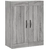 vidaXL Wandkast, grijs Sonoma, 69,5 x 34 x 90 cm, houtvezel