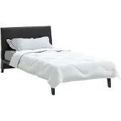 vidaXL Dekbed 200 x 155 x 4 cm Nee Polyester Wit Ademend