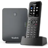 Yealink W77P Draadloze IP-telefoon met TFT-display en 1000 contacten in het telefoonboek