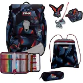 Scout Alpha Schooltas set 4-delig zwart
