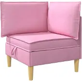 vidaXL Sofa met opslag Stof