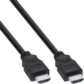 InLine HDMI-kabel, HDMI High Speed, stekker/stekker, zwart, 7,5m