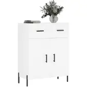 vidaXL Dressoir, wit, 69,5 x 34 x 90 cm, houtvezel