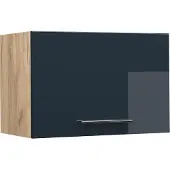 Vicco Fame-Line Keukenkasten – 60 cm Plat Donkerblauw hoogglans