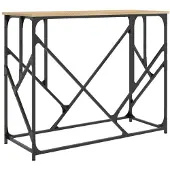 vidaXL Wandtafel 100x40x80 cm bewerkt hout sonoma eikenkleurig