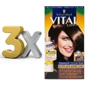 Schwarzkopf Vital Colors 80 Donkerbruin haarverf 3st