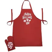 Matix Keuken schort en oven want | Holland | Rood | Tulpen