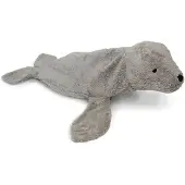 Senger Naturwelt Warmtekussen - Groot - Zegel - Grijs - - OneSize - Knuffels