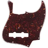 Fender 95632049 pickguard 1964 Jazz Bass, 11 screw holes, 3-ply, tortoise shell