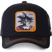 Capslab Pet 'Golla collab negra goku bordado parche frente' zwart