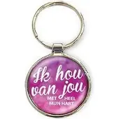 Miko Luxe Sleutelhanger - Ik hou van jou