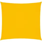 vidaXL Zonnescherm vierkant 7x7 m oxford stof geel