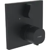 Hansa Living - Thermostatische badkraan inbouw, Thermo Cool, mat zwart 8114956233