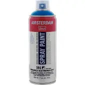Amsterdam Spraypaint - 591 Mangaanblauw Phtalo Donker - Amsterdam - 400 ml