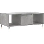 vidaXL Salontafel, betonkleur, 90x50x36,5 cm, houtvezel