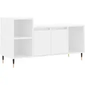 vidaXL Tv-meubel 100x35x55 cm bewerkt hout wit