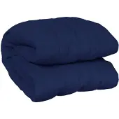 vidaXL Verzwaringsdeken 137x200 cm 6 kg stof blauw