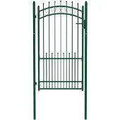vidaXL Hekpoort EMMEN met stalen pinnen 104x134,5 cm groen