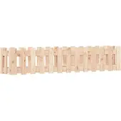 vidaXL Hoge plantenbak met lattenomheining-design, 150x30x30 cm, massief hout, grenen
