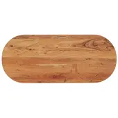 Super Merchant Tafelblad ovaal 140x60x2,5 cm massief acaciahout