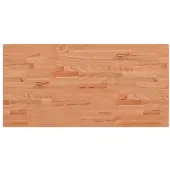 vidaXL Tafelblad rechthoekig 100x50x2,5 cm massief beukenhout